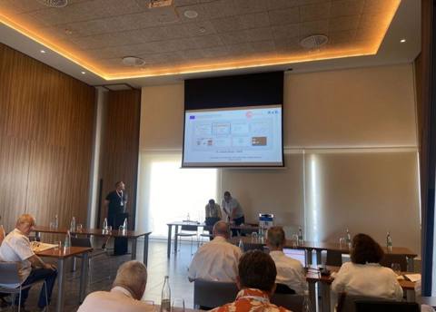 Opening slide of the presentation by Artem Shylo (NRD)